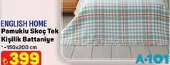 ENGLİSH HOME PAMUKLU SKOÇ TEK KİŞİLİK BATTANİYE 150X200 CM